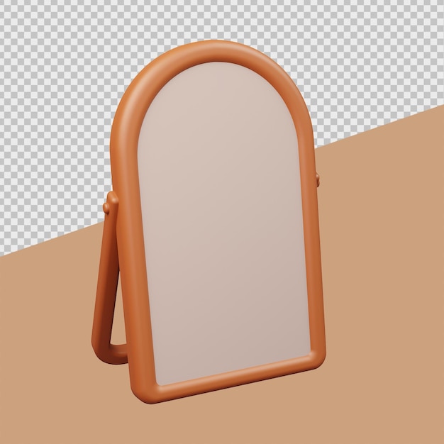 Illustrazioni di mobili 3D a specchio