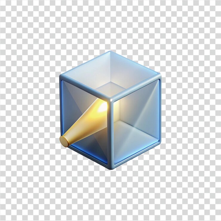 PSD iluminando el cubo un estudio de la confinamiento de la luz y la propagación del haz
