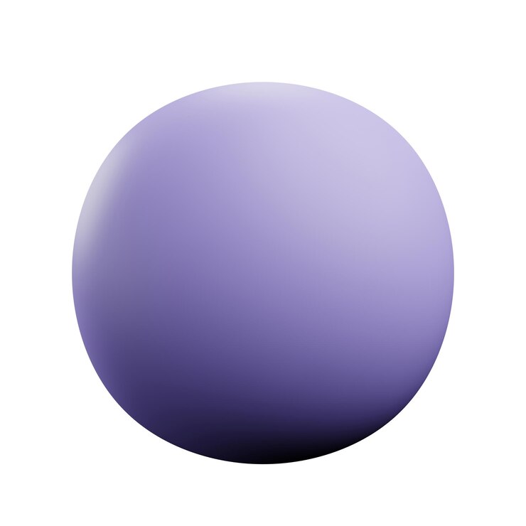 PSD ilustração 3 d da forma de esfera