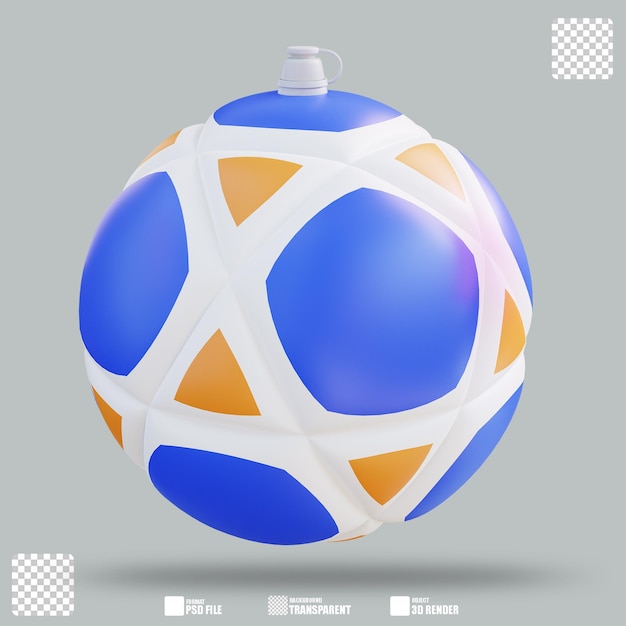 PSD ilustração 3d bola 2