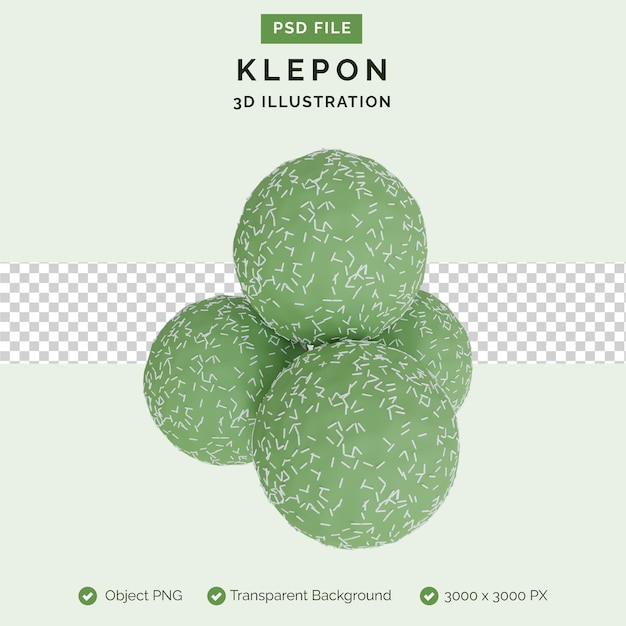 Ilustração 3d clepon