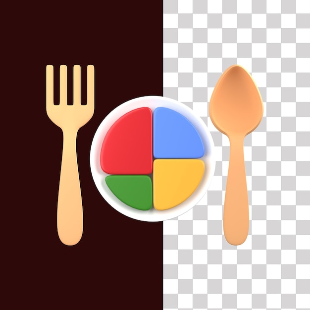 Ilustração 3D da admissão de saúde