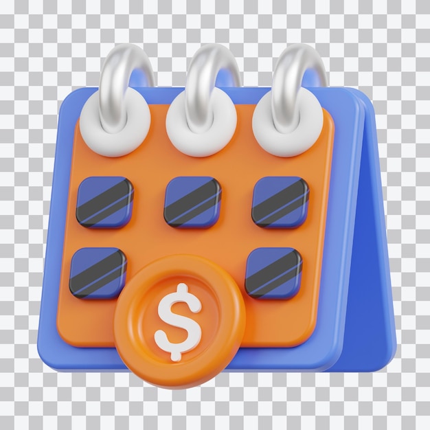 Ilustração 3D da estratégia de marketing