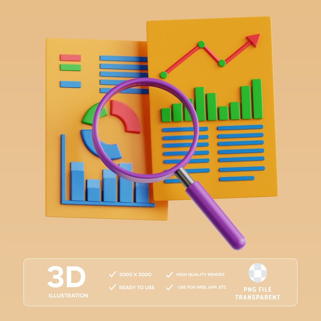 Ilustração 3D da matriz de desempenho do PSD