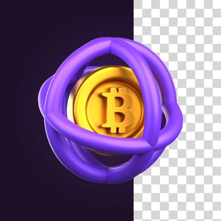 PSD ilustração 3d da moeda