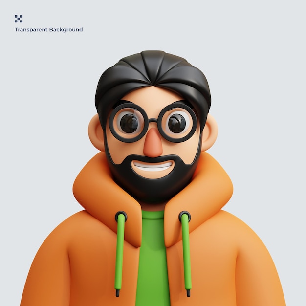 ilustração 3d de avatar