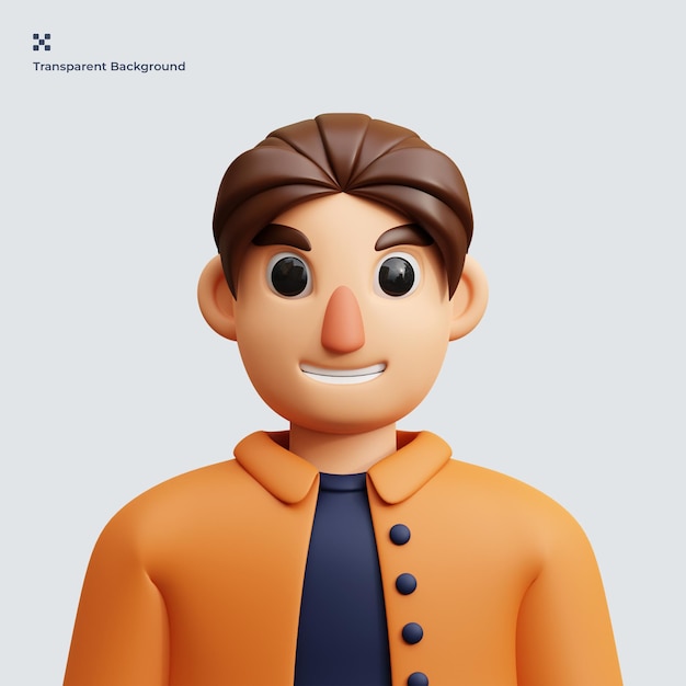 ilustração 3d de avatar