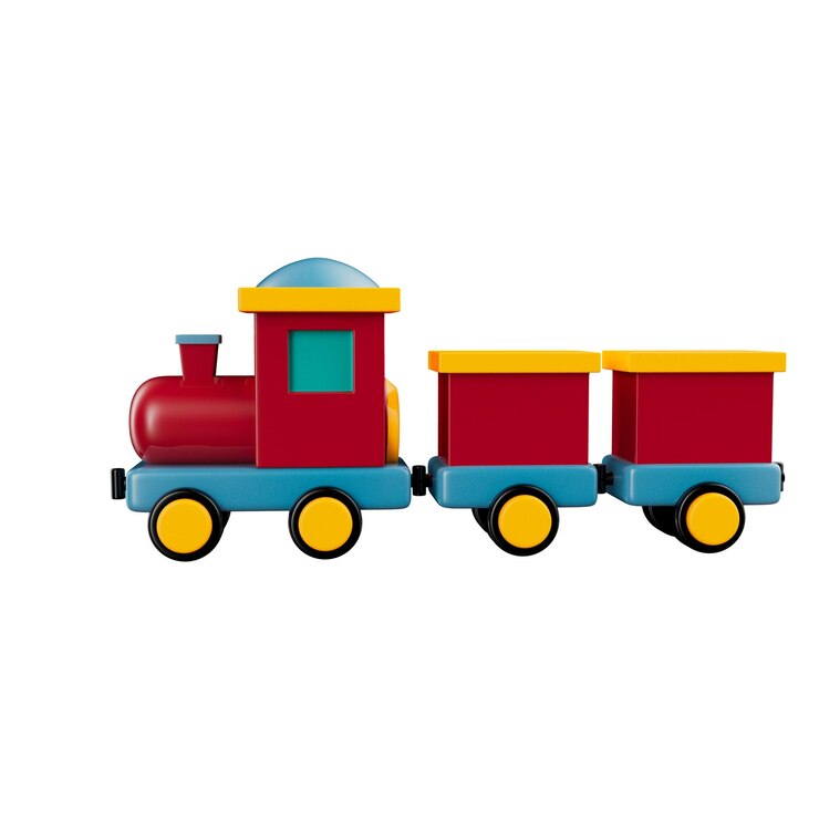 PSD ilustração 3d de brinquedos infantis