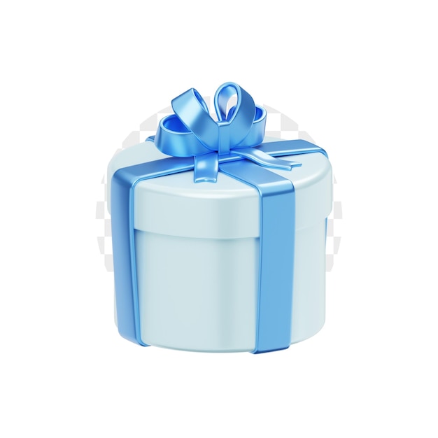 Ilustração 3D de caixa de presente de Natal