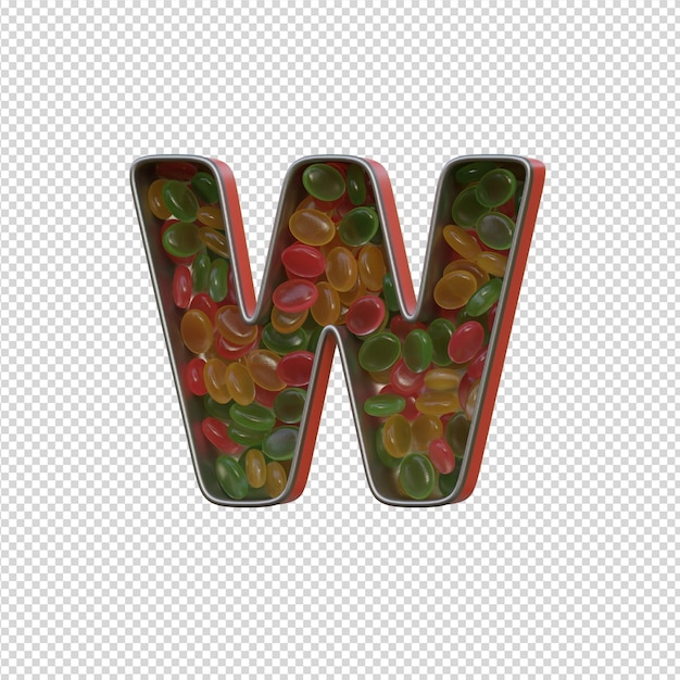 Ilustração 3D de design abstrato com fundo transparente