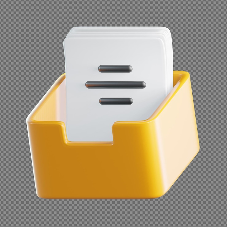PSD ilustração 3d de design abstrato com fundo transparente