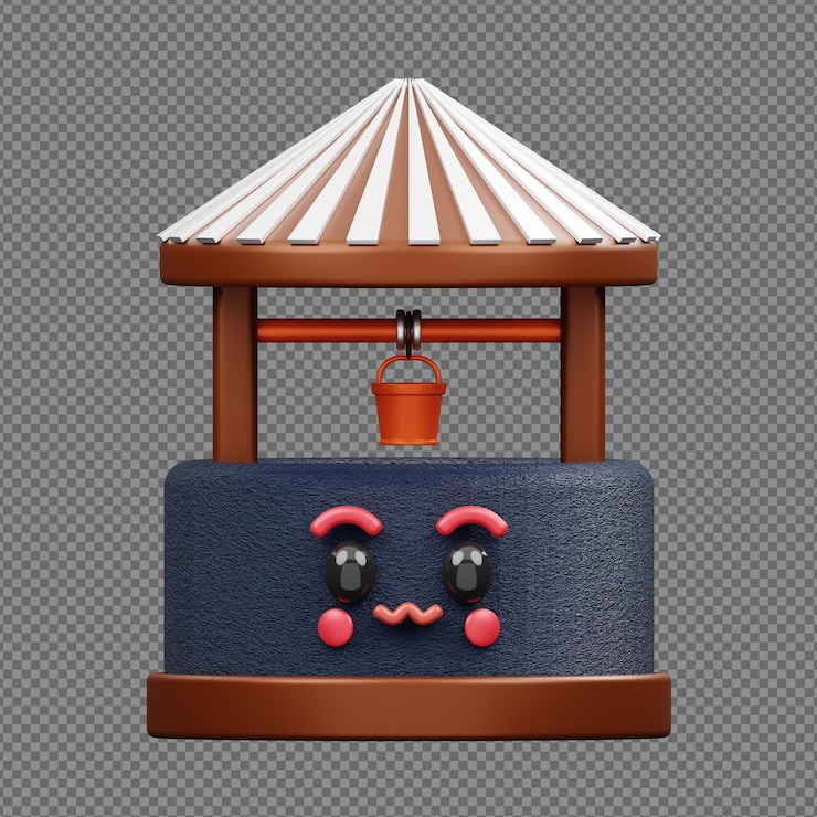 PSD ilustração 3d de design abstrato com fundo transparente