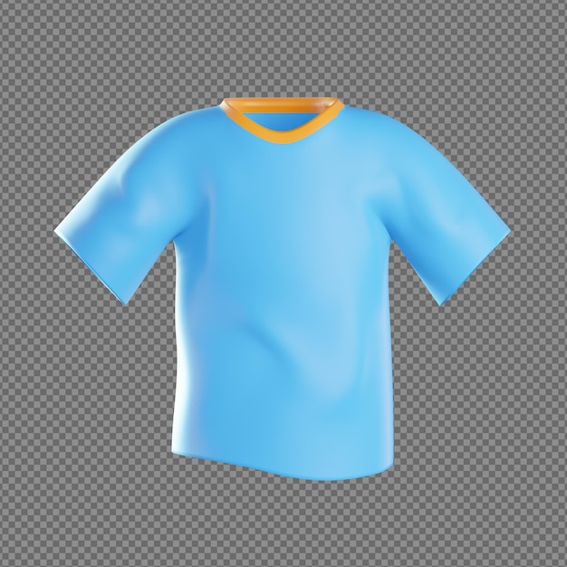 Ilustração 3D de design abstrato com fundo transparente