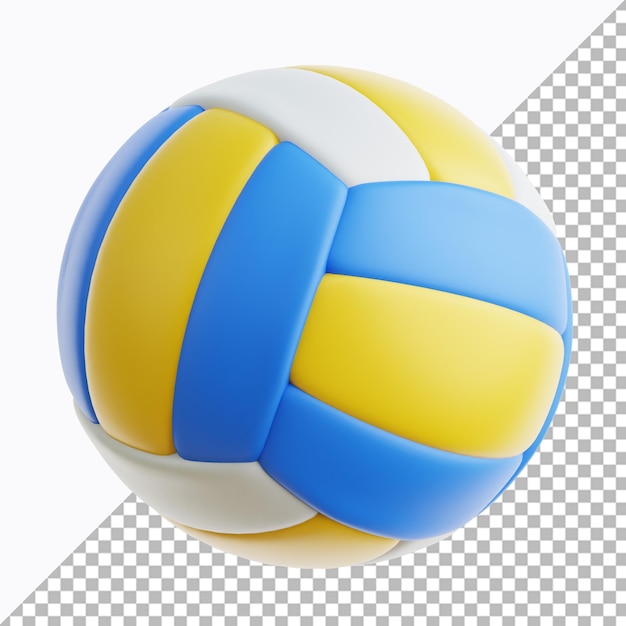 Ilustração 3D de Desportos de Voleibol