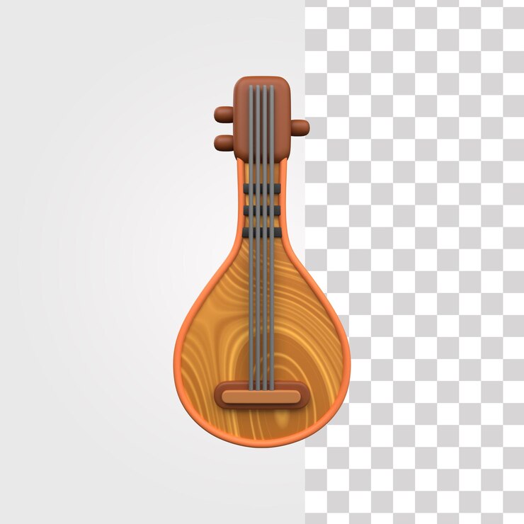 PSD ilustração 3d de harp
