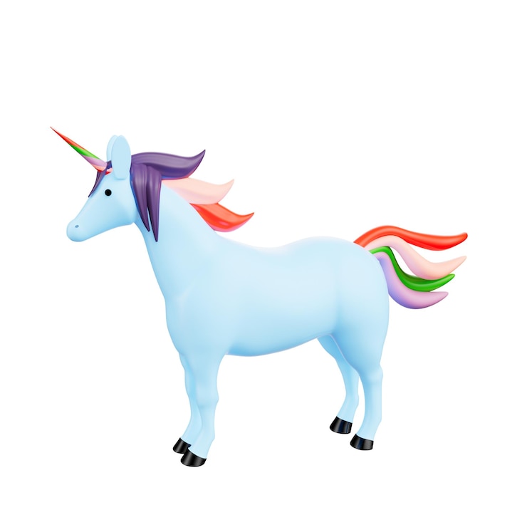 PSD ilustração 3d de ícones de contos de fadas