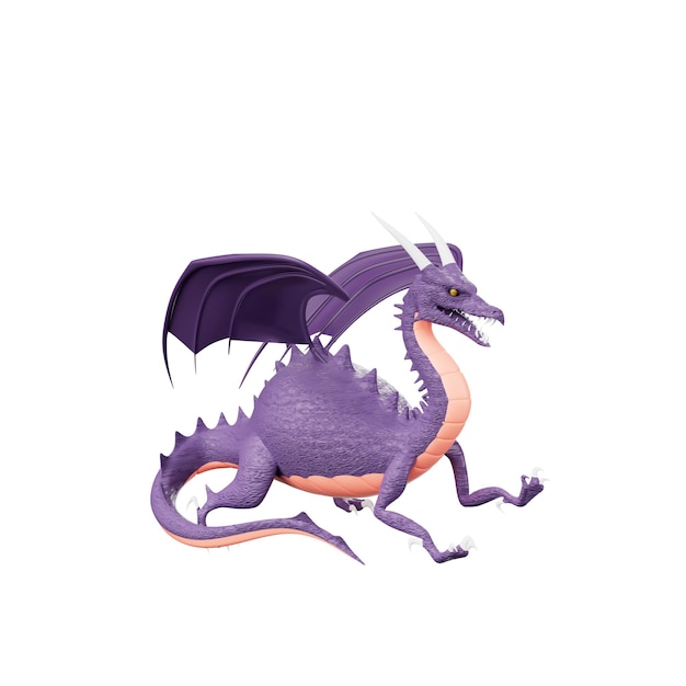 Ilustração 3D de ícones de contos de fadas