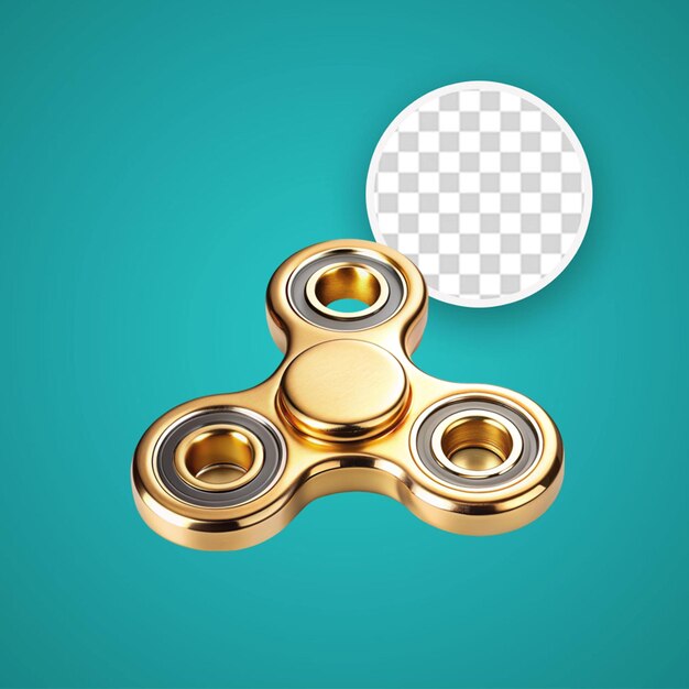 PSD ilustração 3d de spinners de mão em isolados