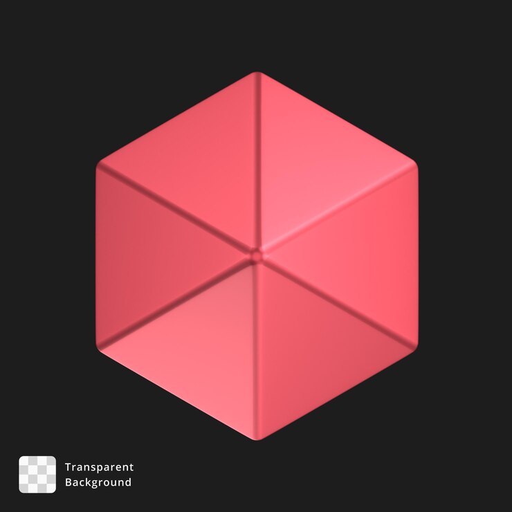 PSD ilustração 3d de um objeto abstrato