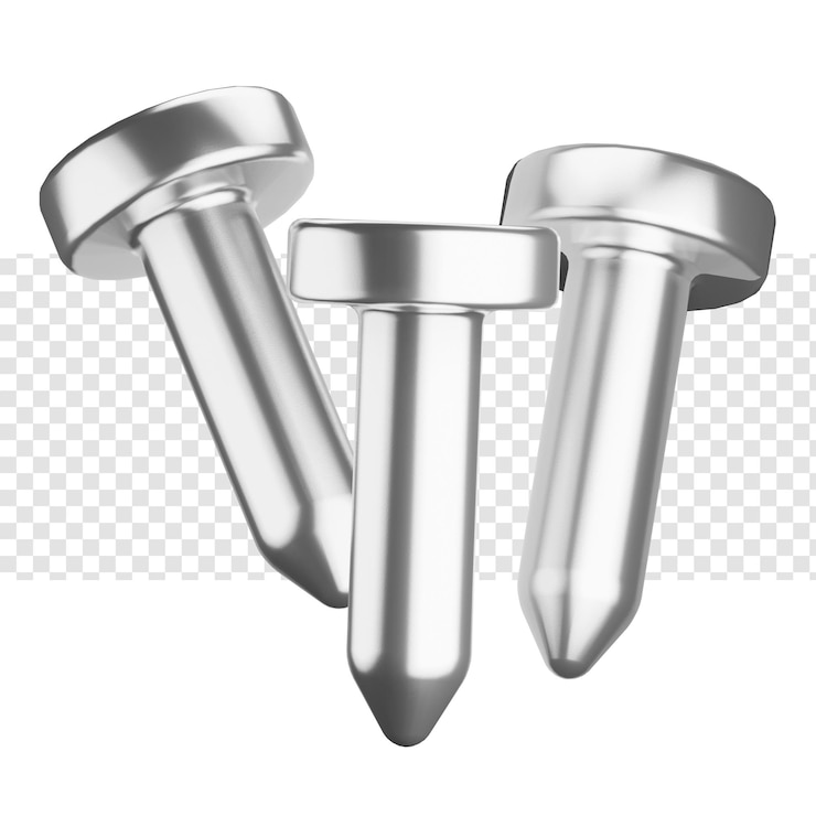 PSD ilustração 3d de unhas