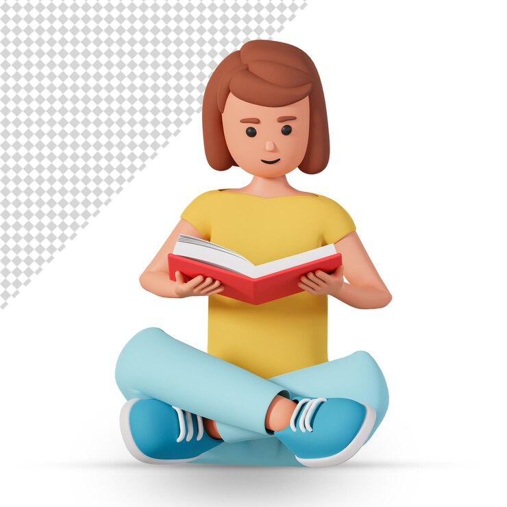 Ilustração 3D do estande de correio perto de caixas e vista frontal do sinal de localização