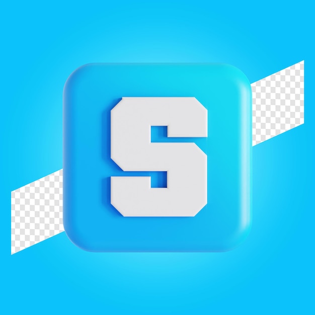 Ilustração 3d do logotipo do símbolo de criptomoeda sandbox