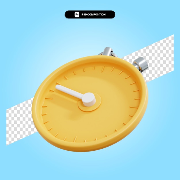 Ilustração 3D do logotipo do símbolo de criptomoeda