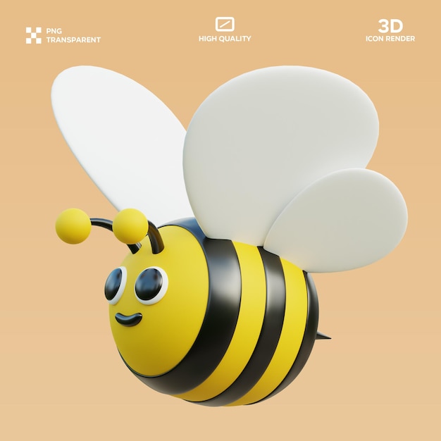 Ilustração 3D do PSD Bee