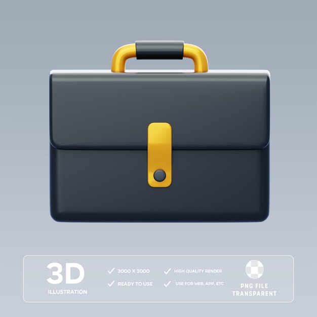 Ilustração 3D do PSD Bussiness