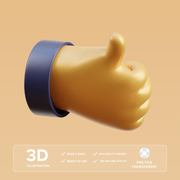 Ilustração 3D do sucesso do PSD