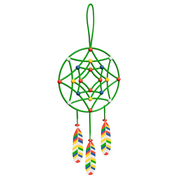 Ilustração 3D dos elementos da África
