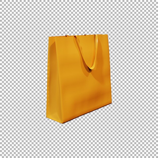 PSD ilustração 3d goodie bag