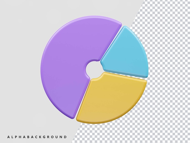 Ilustração 3d infográfico