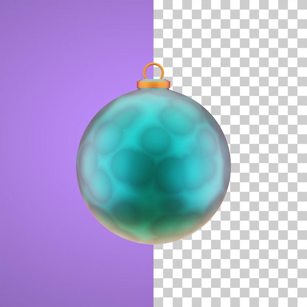 ilustração 3d natal ball