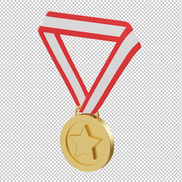 ilustração 3d ouro