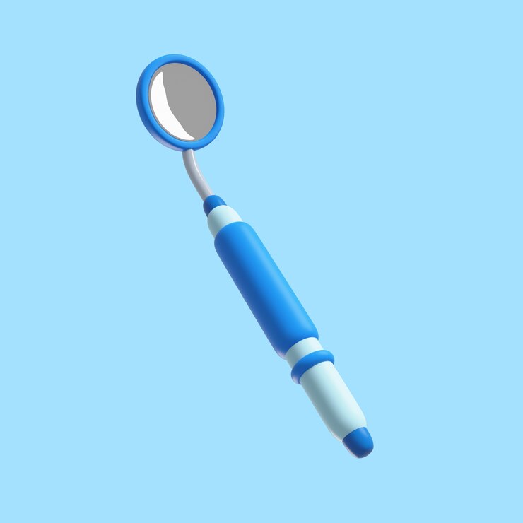 PSD ilustração 3d para estomatologia e odontologia