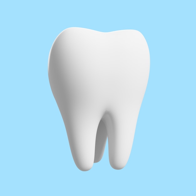 PSD ilustração 3d para estomatologia e odontologia