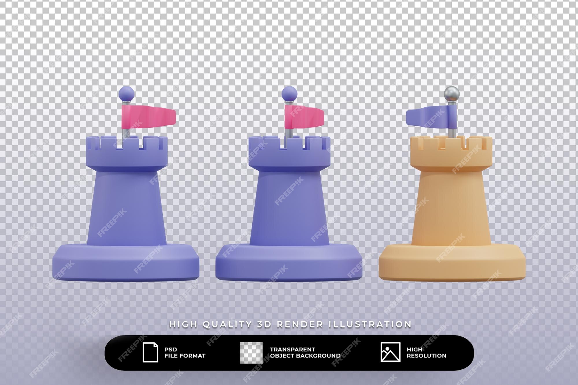 Torre Da Xadrez Da Malha Lustrosa 2D Com Pontos Claros Ilustração do Vetor  - Ilustração de modelar, organizado: 151118184