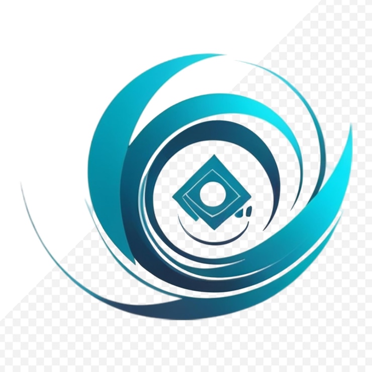 PSD ilustração conceito de design de logotipo vetorial em fundo branco