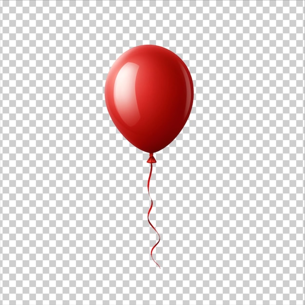 Ilustração de balão vermelho