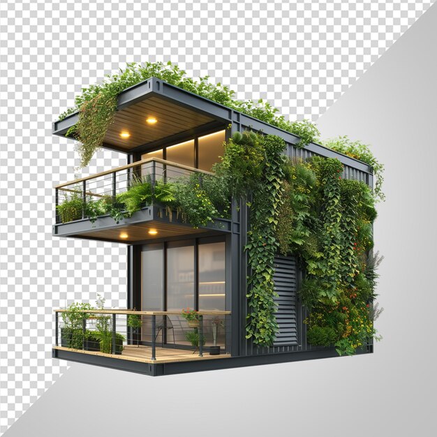 PSD ilustração de casa 3d png