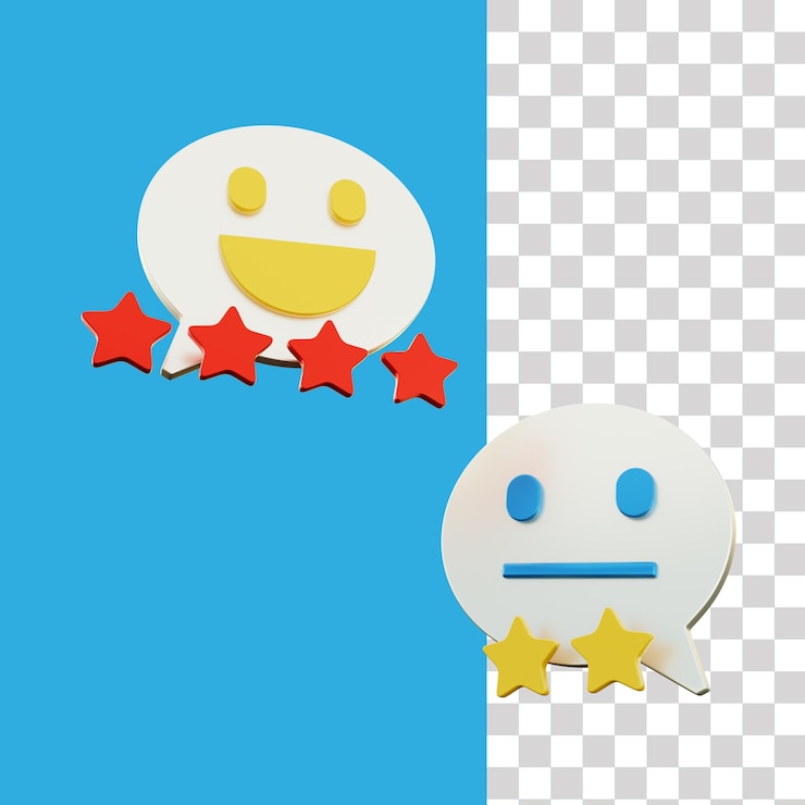 PSD ilustração de classificação 3d