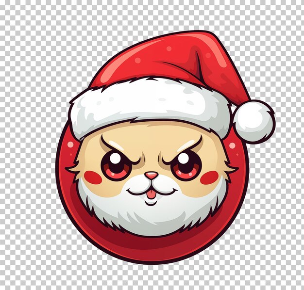 PSD ilustração de clipart de natal de aquarela isolada