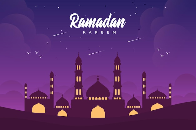 ilustração de fundo ramadan kareem