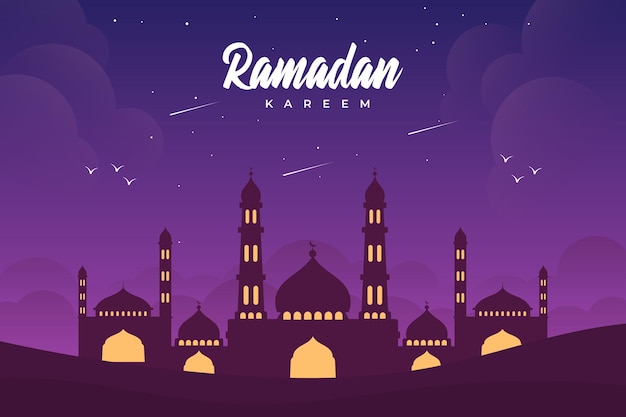 Ilustração de fundo ramadan kareem