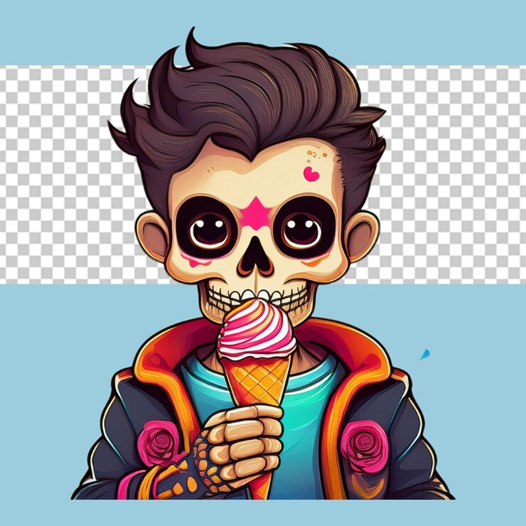 PSD ilustração de halloween png