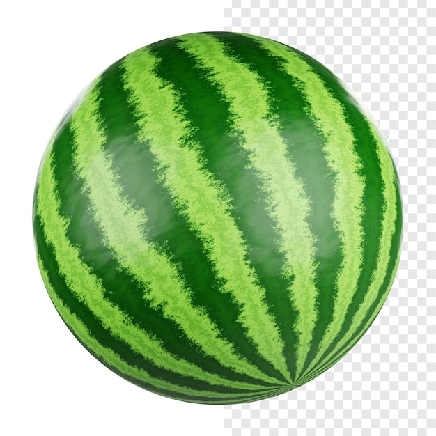Ilustração de ícone 3D de melancia