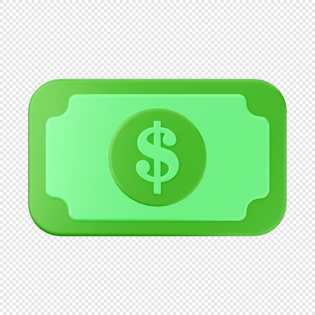 Ilustração de ícone de interface de usuário 3D