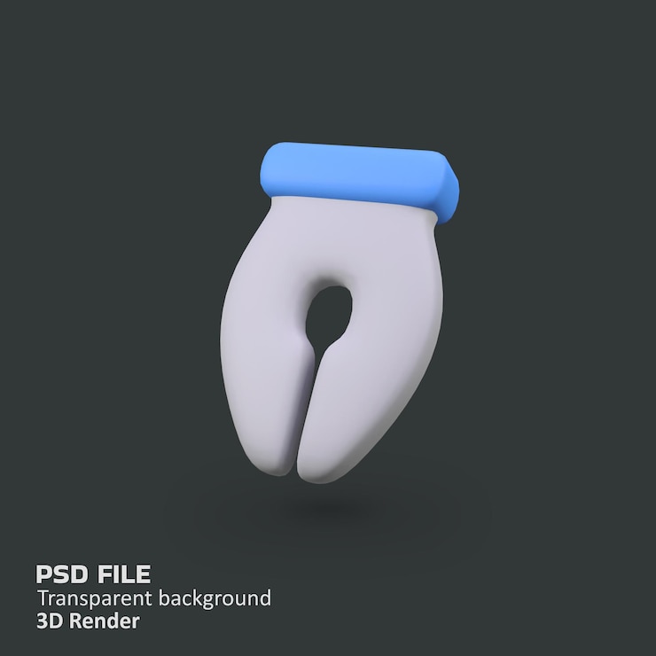PSD ilustração de ícone de renderização 3d isolada da ferramenta de caneta
