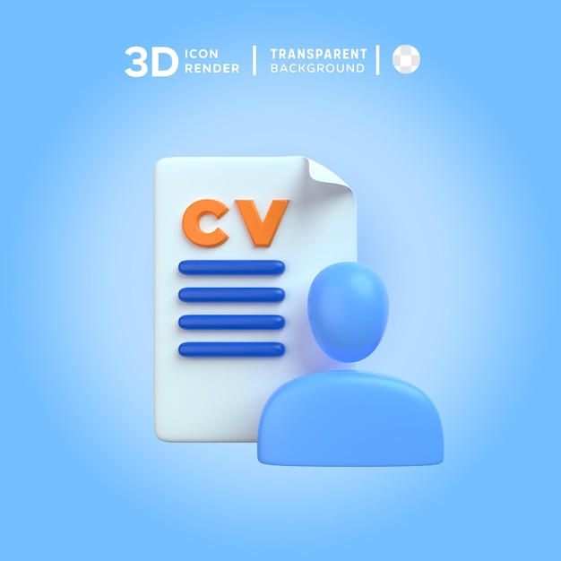 PSD ilustração de ícone do código de segurança 3d cvv